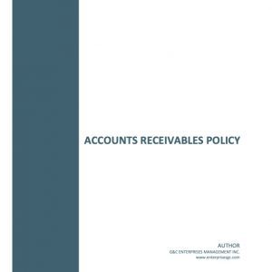 accounts receivable policy template