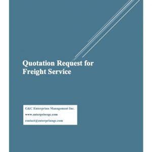 Quotation Request for Freight Service