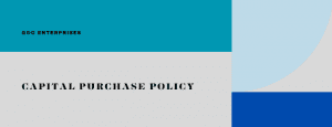 Capital Purchase Policy