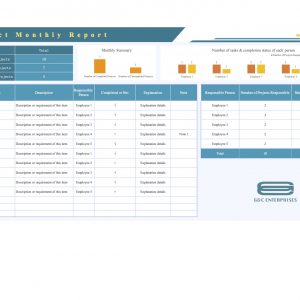 Project Monthly Report