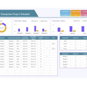 Excel Project Schedule Template