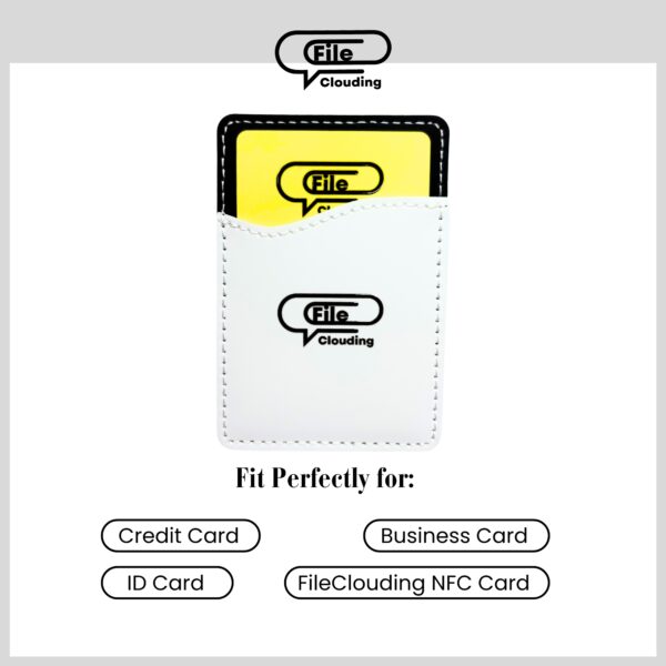 FileClouding PU Leather Card Holder - No NFC - Image 6