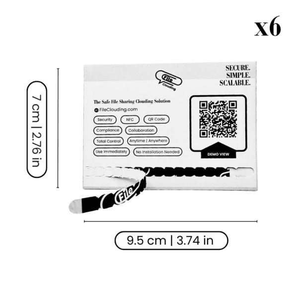 6 Packs of NFC Transparent NTAG 213 - Image 2