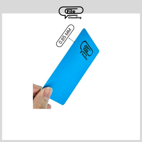 NFC Card NTAG215 - Business Card Size - Blue - Image 6