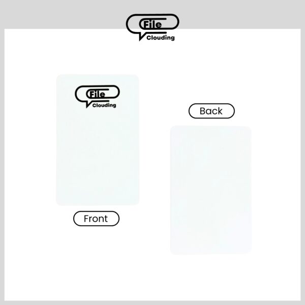 NFC Card NTAG215 - Business Card Size - White - Image 3