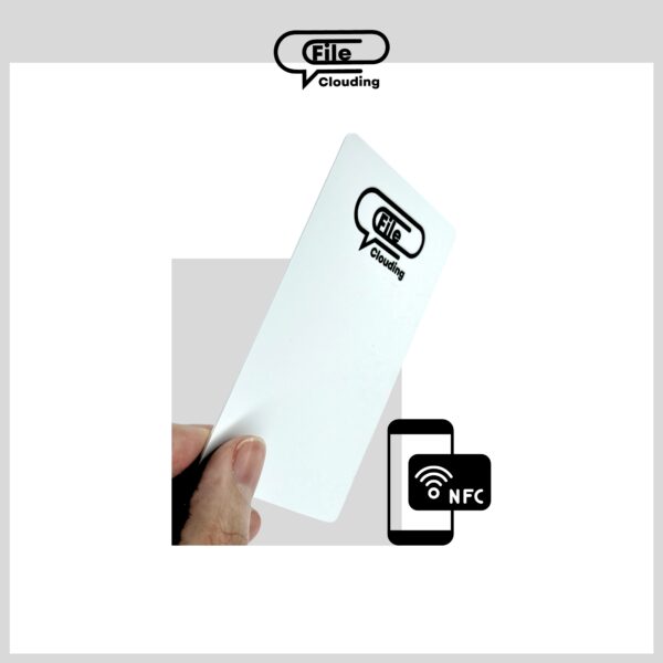 NFC Card NTAG215 - Business Card Size - White - Image 4