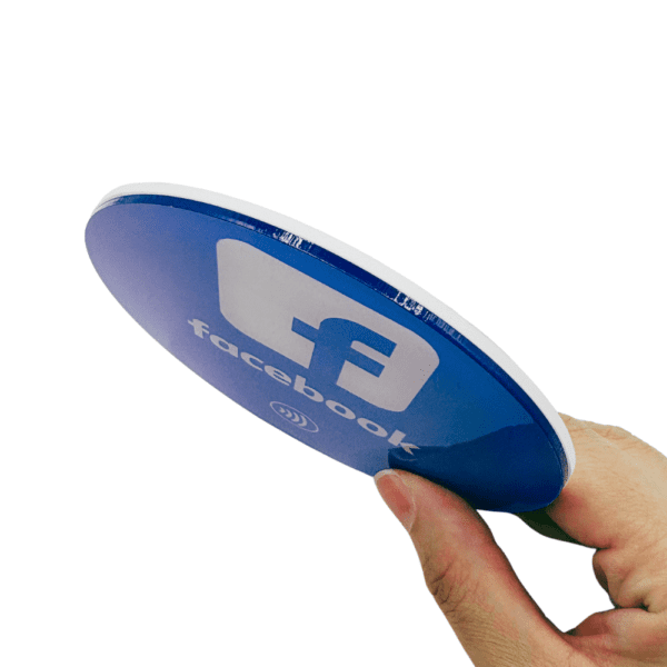 Facebook Connection NFC Tab Round Sticker - Image 4