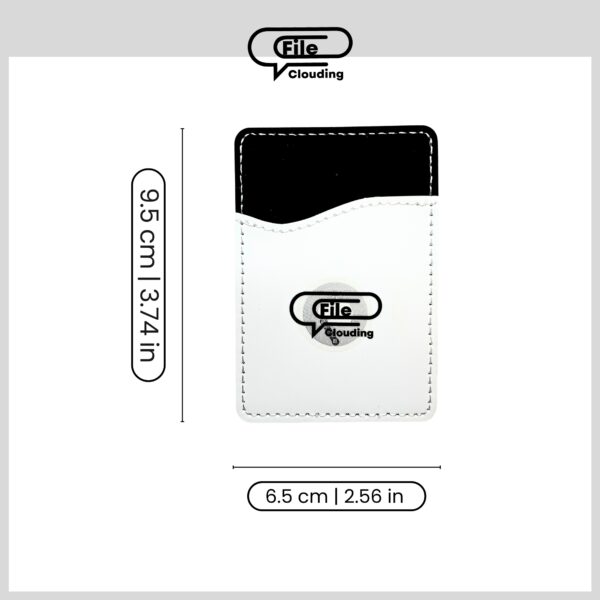 FileClouding PU Leather Card Holder - With NFC NTAG213 - Image 4