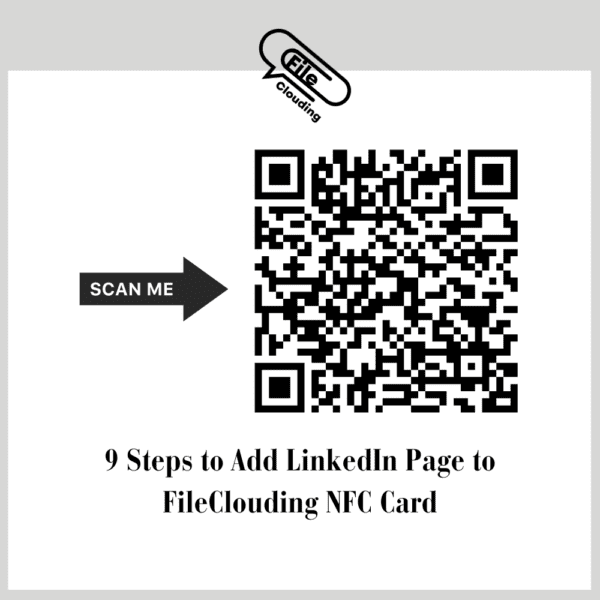 LinkedIn Networking NFC Tab Round Sticker - Image 5