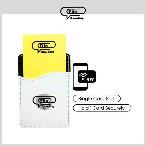 FileClouding PU Leather Card Holder - With NFC NTAG213 - Image 5