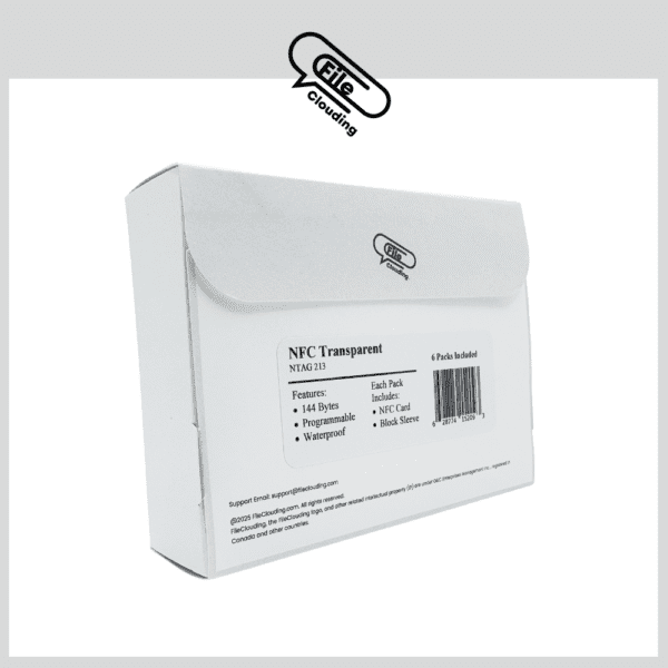 6 Packs of NFC Transparent NTAG 213