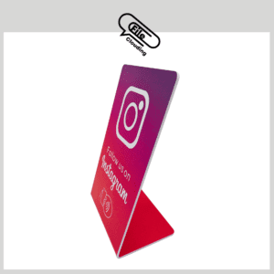 Instagram Follow Us NFC Tab Stand
