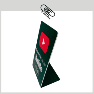 YouTube Follow Us NFC Tab Stand